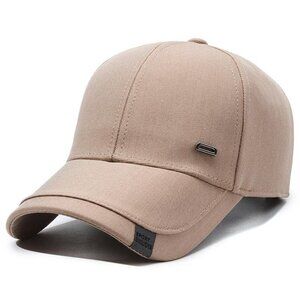 Khaki Unisex Casual Baseball Cap Adjustable Sport Hat Fashion Gift, Men & Women